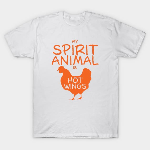 Spirit Animal - Hot Wings T-Shirt by DubyaTee